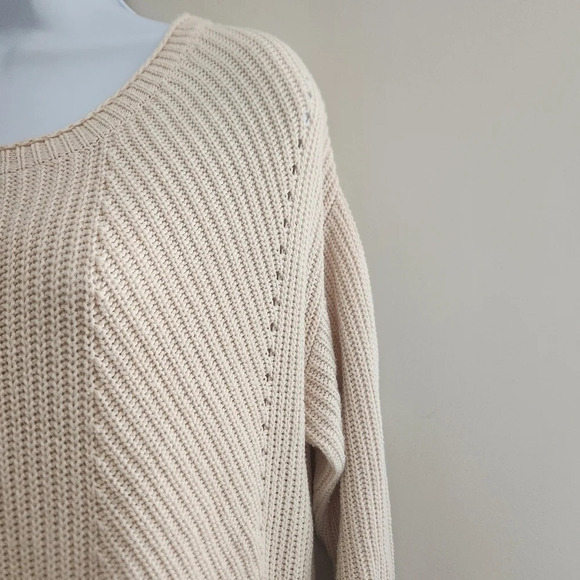 Caslon (Nordstrom) | Rib Knit Side Zip Tunic Length Sweater - Size M - Picture 3 of 9